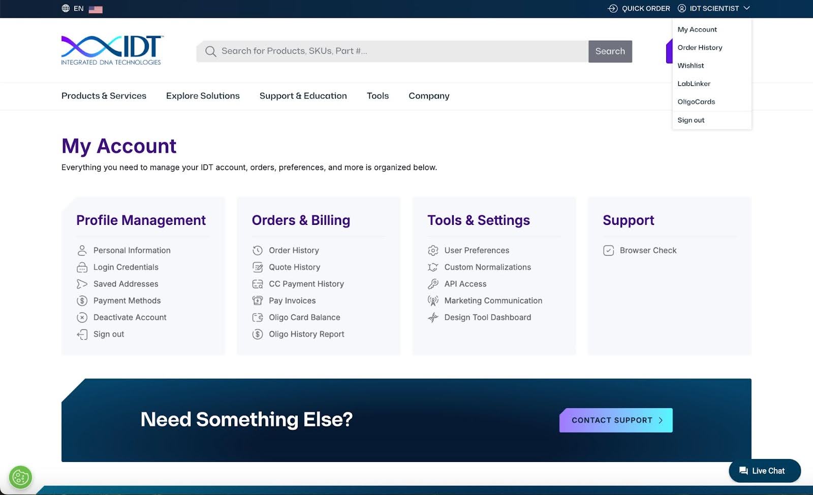 How to create an account